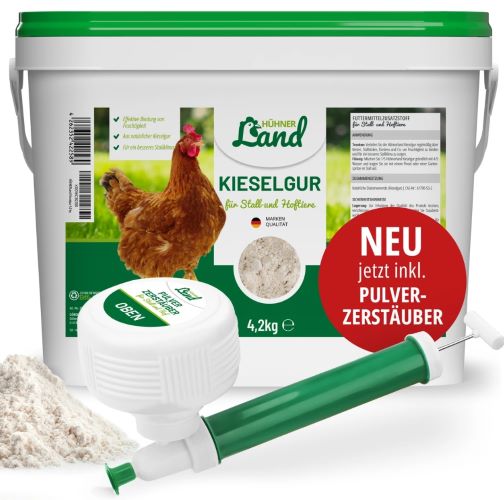 Hühner Land Kieselgur