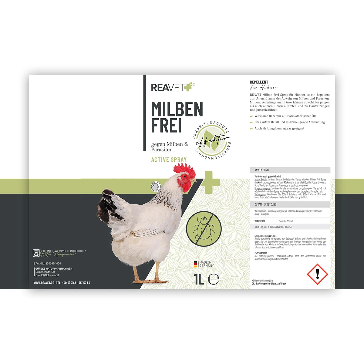 REAVET Milben Frei Spray für Hühner
