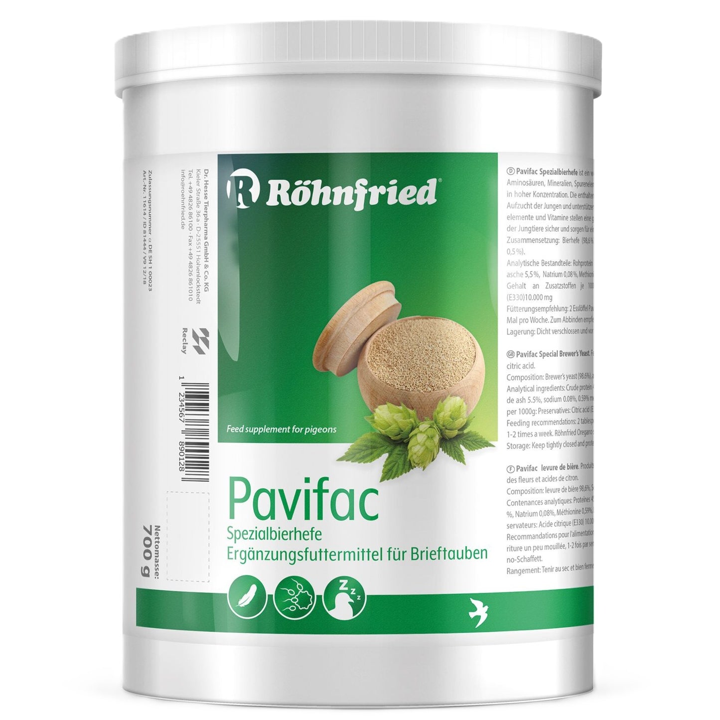 Röhnfried Pavifac Bierhefe